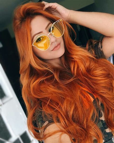 cabello naranja